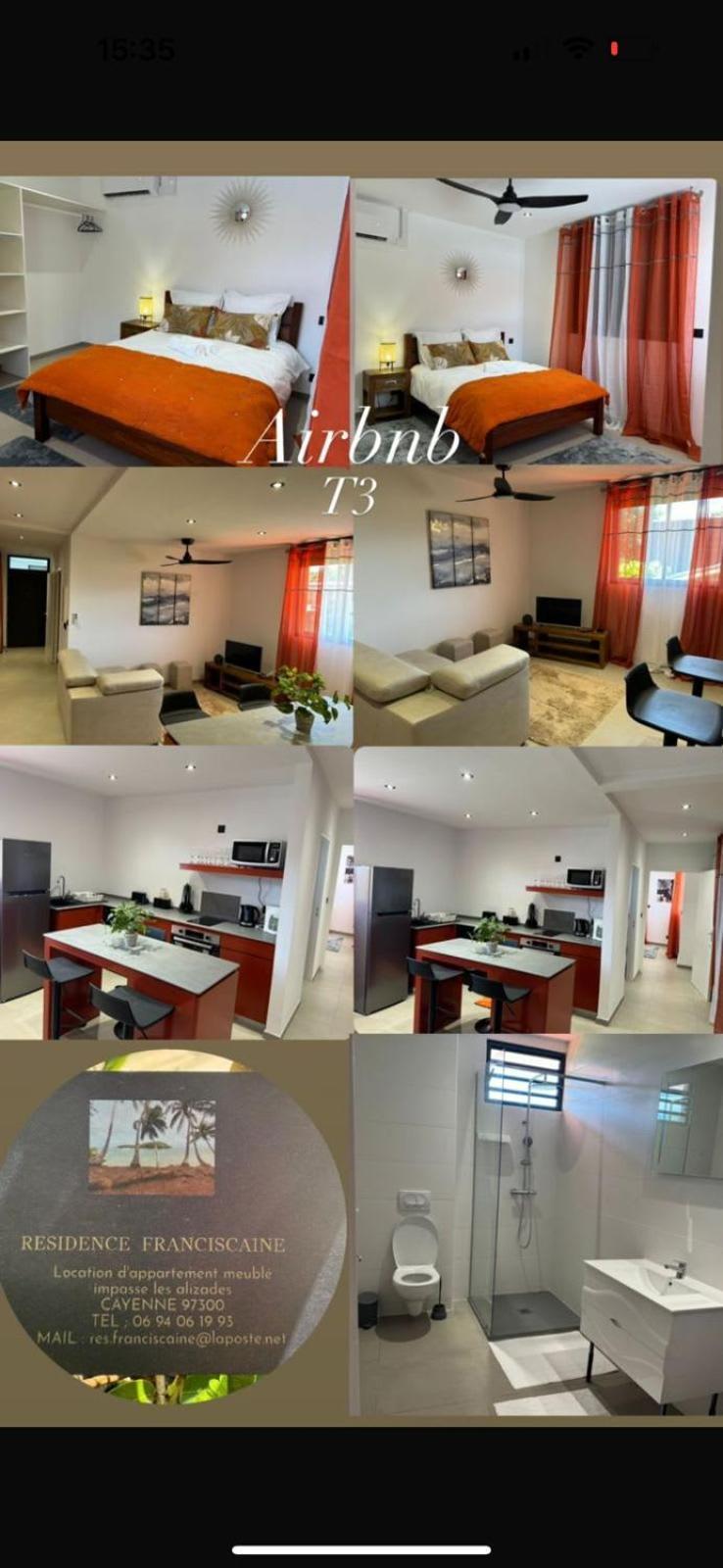 Magnifique T3 Apartment Cayenne Luaran gambar